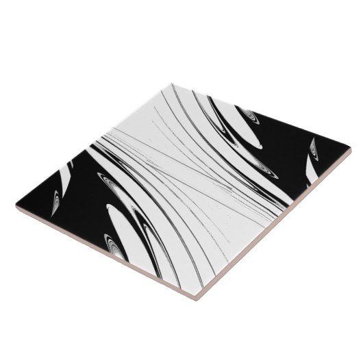 白黒モダン タイル (側面)