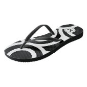 白黒モダン ビーチサンダル (アングル)