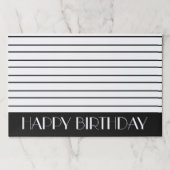 白黒モダン ペーパーパッド (正面)