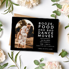 白黒モダンArch Photo結婚's セーブザデート