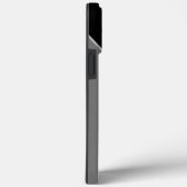 白黒モノクロカラーブロックモノグラムの Case-Mate iPhoneケース (裏面 / 右)