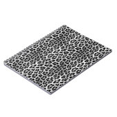 白黒モノクロ、ヒョウ柄 ノートブック (左側)