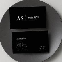 白黒モノグラスタイリッシュムモダン