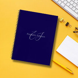 白黒モノグラムクラシックミニマル ノートブック