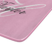 白黒モノグラムファンシーピンク カッティングボード (角)