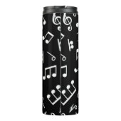 白黒モノグラム音楽ノート タンブラー (裏面)