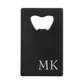 白黒モノグラム クレジットカード栓抜き (裏面)