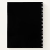 白黒モノグラム ノートブック (裏面)