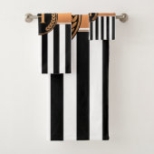 白黒モノグラム バスタオルセット (インサイチュ)