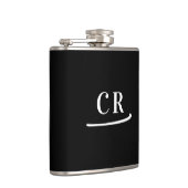 白黒モノグラム フラスク (右)