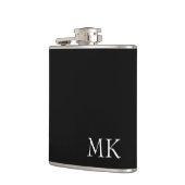 白黒モノグラム フラスク (左)