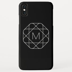 白黒モノグラム iPhone XS MAXケース