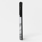 白黒モノグラム Case-Mate iPhoneケース (裏面/左)