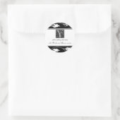 白黒モノグラムY ラウンドシール (バッグ)