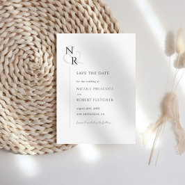 白黒モノグラモダンム結婚ズ セーブザデート