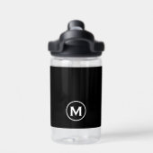 白黒モノグラモダンム ウォーターボトル (背面)