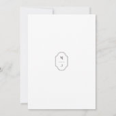 白黒モノグ結婚ラム方向囲い (裏面)