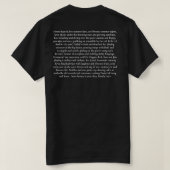 白黒モリス牧場 Tシャツ (デザイン裏面)