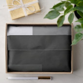 白黒モンドリアンスタイル抽象芸術幾何学的 薄葉紙 (ギフト)