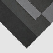 白黒モンドリアンスタイル抽象芸術幾何学的 薄葉紙 (詳細)