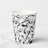 白黒モーション紙カップ 紙コップ (裏面)