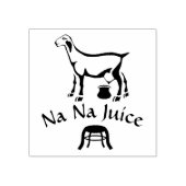 白黒ヤギ搾乳便 ラバースタンプ (インプリント)