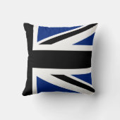 白黒ユニオンジャックハーフ クッション (裏面)