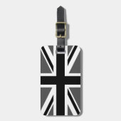 白黒ユニオン・ジャック ラゲッジタグ (正面縦)