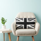 白黒ユニオン・ジャック ランバークッション (椅子)