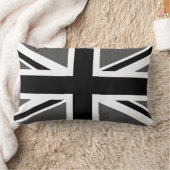 白黒ユニオン・ジャック ランバークッション (ブランケット)