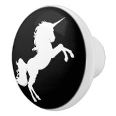 白黒ユニコーンはおとぎ話のノブを主演します セラミックノブ (右)