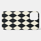 白黒ユニバーサルアーガイルiphone 4 ケース Case-Mate iPhoneケース (裏面 (横))
