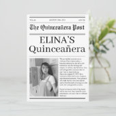 白黒ユニークのキンチェニェラの新聞写真 セーブザデート (スタンド正面)