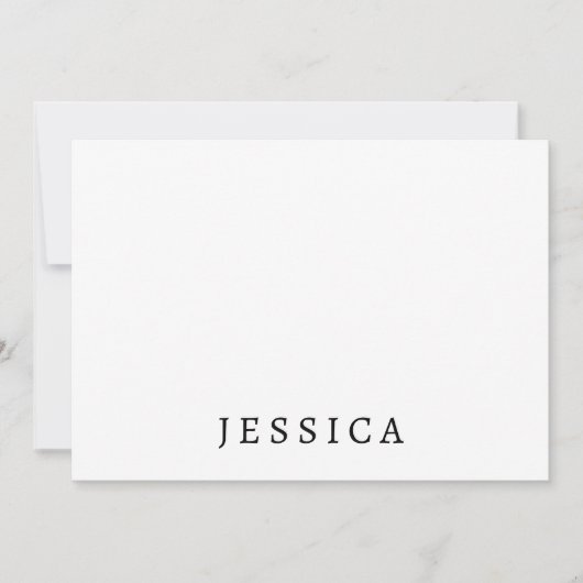 白黒ユニーククラシカルプロフェッショナル名 (正面)