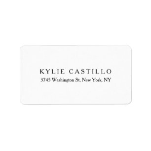 白黒ユニーククラシカルプロフェッショナル ラベル