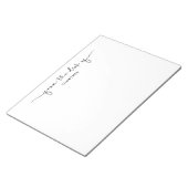 白黒ユニークスクリプトのスワップのデスクから ノートパッド (アングル)