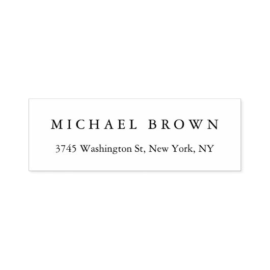 白黒ユニークプエレガントラン セルフインキングスタンプ (デザイン)