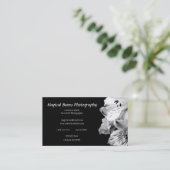 白黒ユリのプロフィールの名刺 名刺 (スタンド正面)