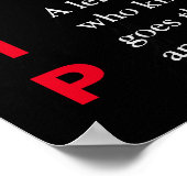 白黒ライオンアイズやる気を起こさせるリーダーシップ ポスター (角)