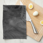 白黒ライオン キッチンタオル (四つ折り)