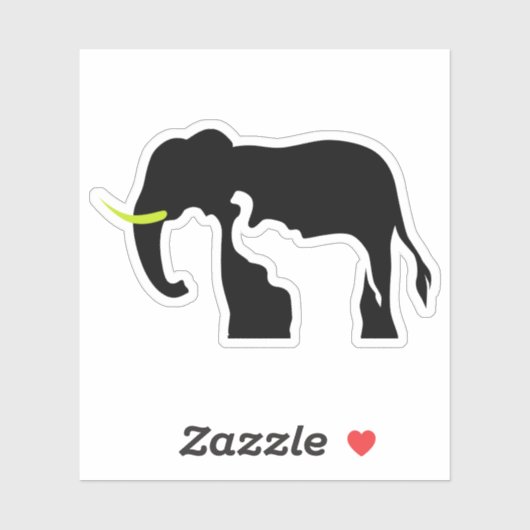 白黒ライオン シール (シート)