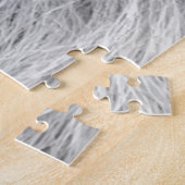 白黒ライオン ジグソーパズル (側面)