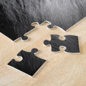 白黒ライオン ジグソーパズル (側面)