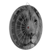 白黒ライオン ダーツボード (正面左)