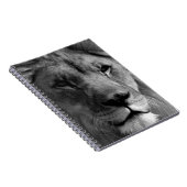 白黒ライオン ノートブック (右側)