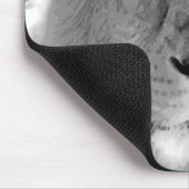 白黒ライオン マウスパッド (コーナー)