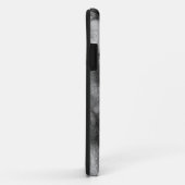 白黒ライオン Case-Mate iPhoneケース (裏面/右)