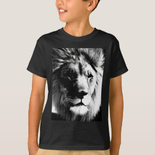 白黒ライオン Tシャツ
