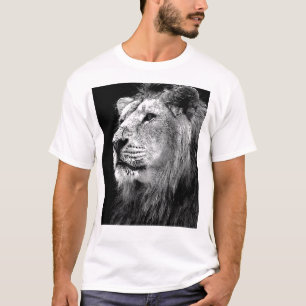 白黒ライオン Tシャツ
