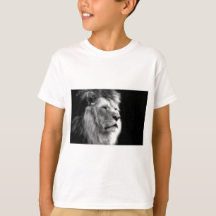 白黒ライオン Tシャツ